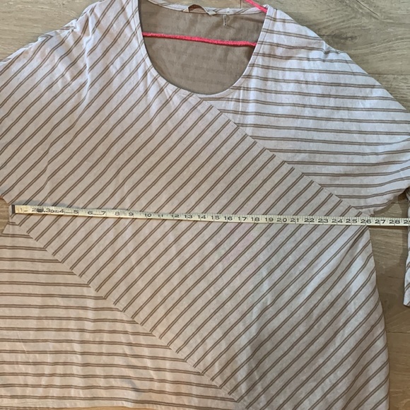 Soft Surroundings womens plus size tunic top in stripes - Picture 7 of 10